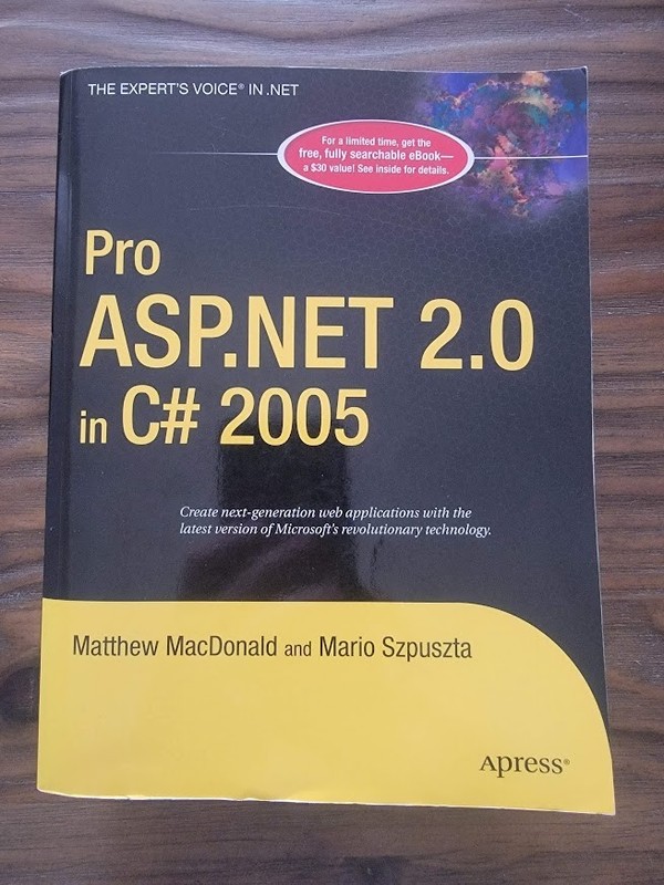 The Expert’s Voice in Net Ser.: Pro ASP. NET 2. 0 in C# 2005 by Matthew…