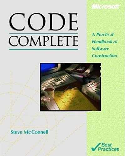 Code Complete – Paperback, by McConnell Steve – Very Good