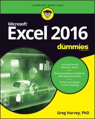 Excel 2016 For Dummies (Excel for Dummies) – Paperback – VERY GOOD