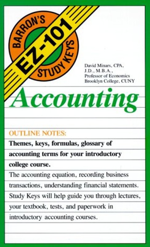 Accounting Paperback Davis A. Minars