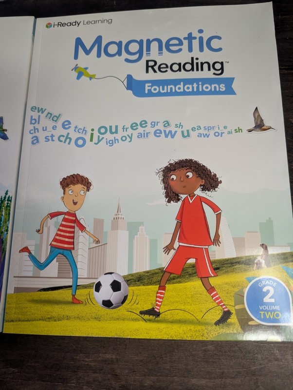 2 Book Set I-Ready Learning Magnetic Reading Foundations Grade 2 V.1 and V.2 gallery