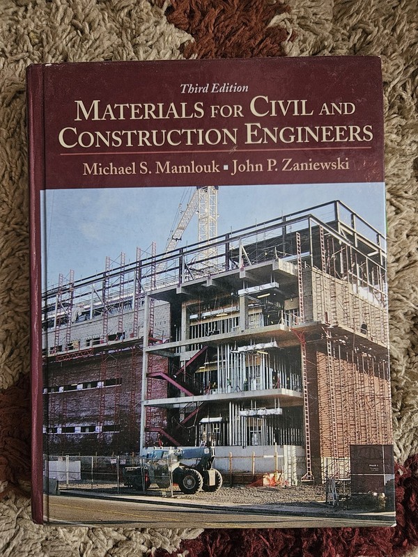 Materials for Civil and Construction Engineers (3rd Edition) – Hardcover – GOOD