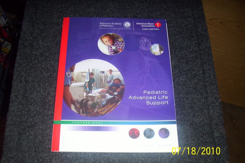 Pediatric Advanced Life Support Course Guide: Prepack of 5 – paperback Ameri…