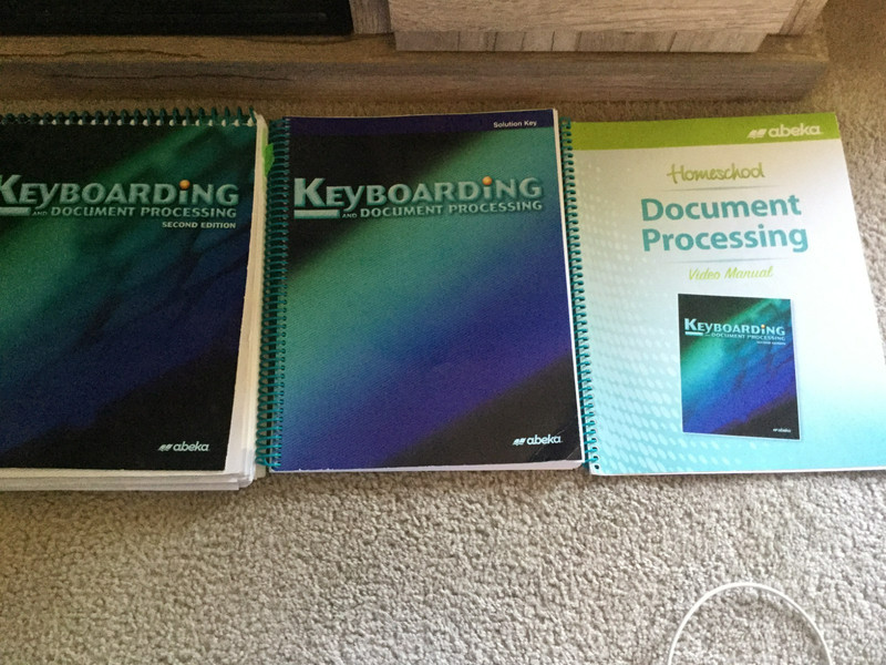 Abeka Document Processing Video Manual 2023 & Solution Key & Quizzes Key