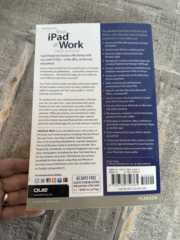 Your iPad at Work by Jason R. Rich (2012, Trade Paperback) gallery