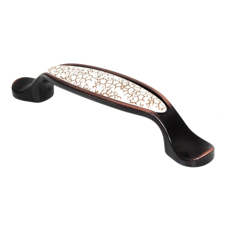 Liberty Francesca 3 3/4″ (96mm) Ctr Pull Bronzed Copper Ivory Ceramic P49003-207