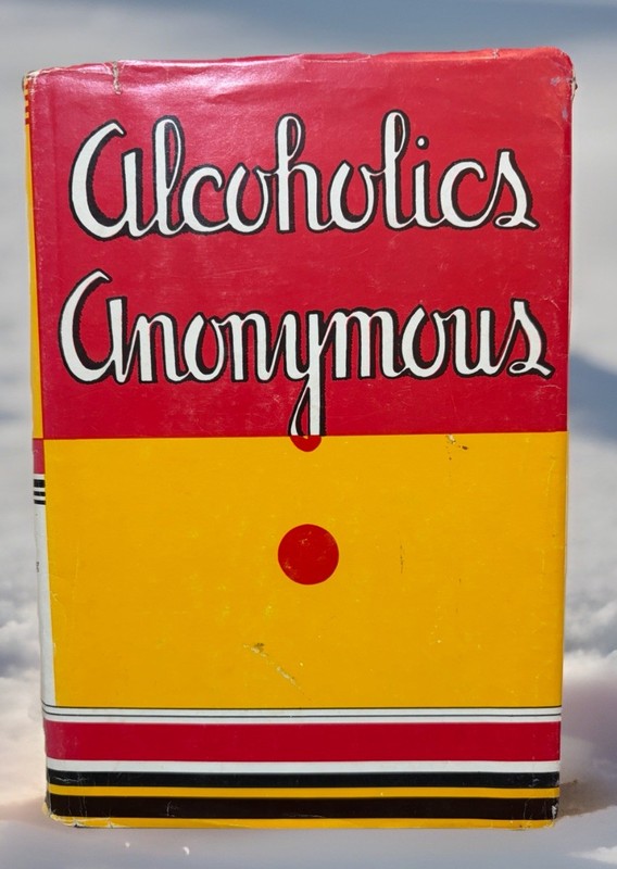 AA Book Alcoholics Anonymous 2nd Edition 1955 Hard Cover Dust Jacket 6th Print
