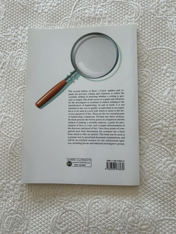 Bates' I.S.Q.D.: Identification System for Questioned Documents gallery