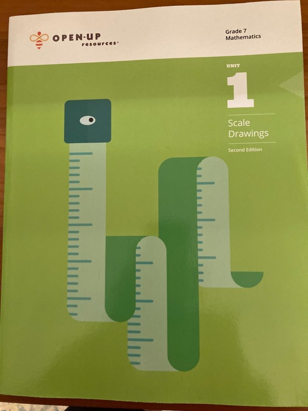 Open Up Resources Grade 7 Unit 1 Mathematics Workbook, 2nd edition