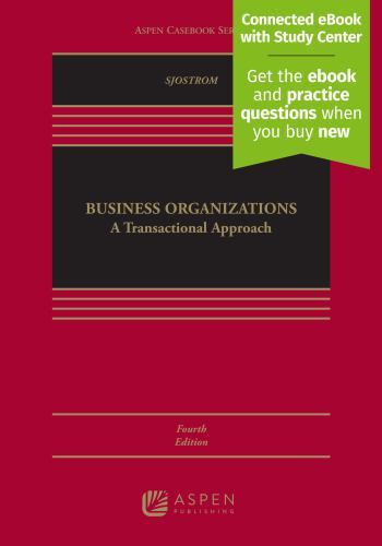 Aspen Casebook Ser.: Business Organizations : A Transactional Approach…