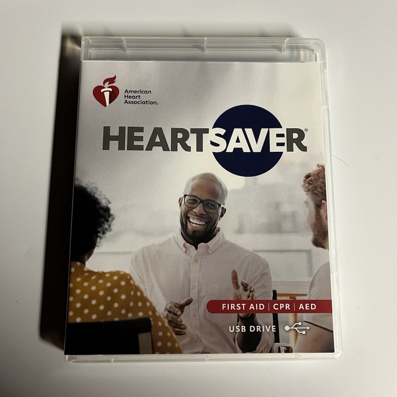 American Heart Association Heartsaver First Aid CPR AED USB Drive 2020 FullHD