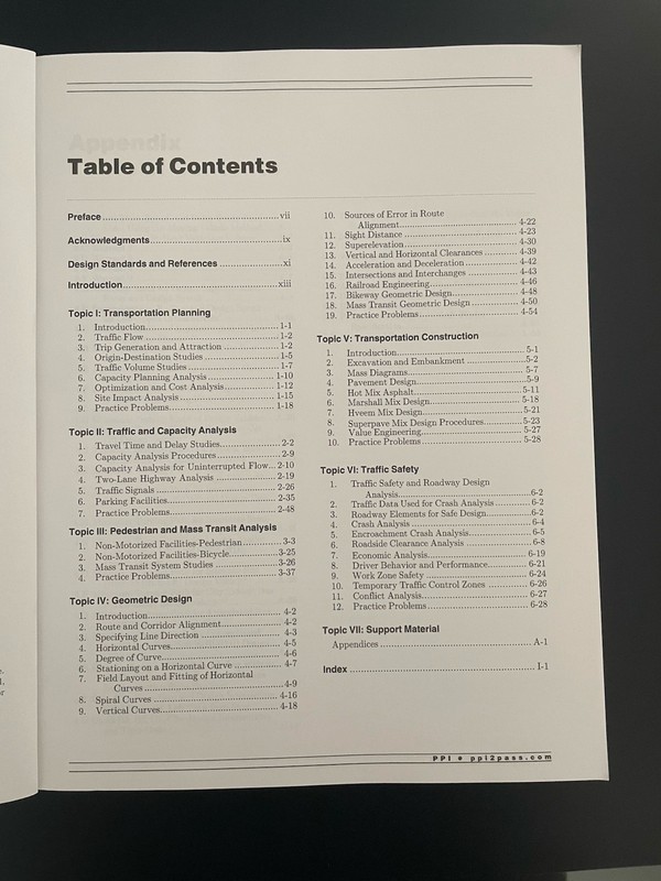 Transportation Depth Reference Manual For PE Civil Exam, 3rd Edition gallery
