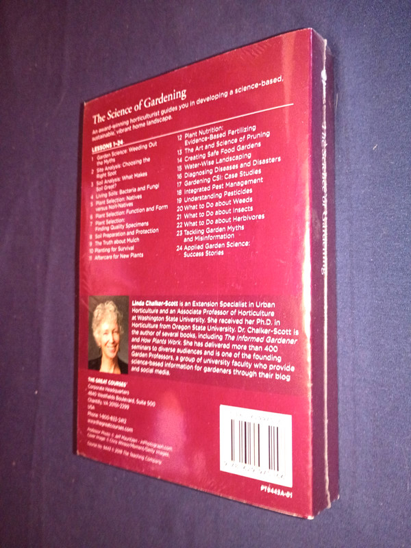 Great Courses TRANSCRIPTS : THE SCIENCE OF GARDENING new & sealed gallery