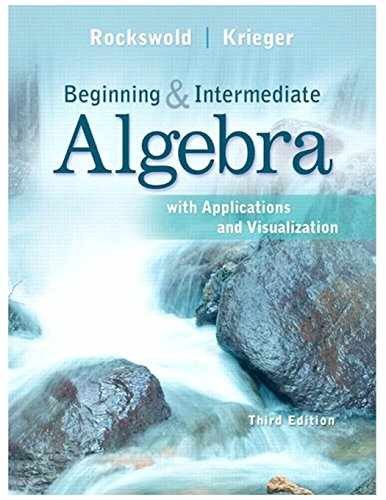 Beginning and Intermediate – Hardcover, by Rockswold Gary; Krieger – Very Good