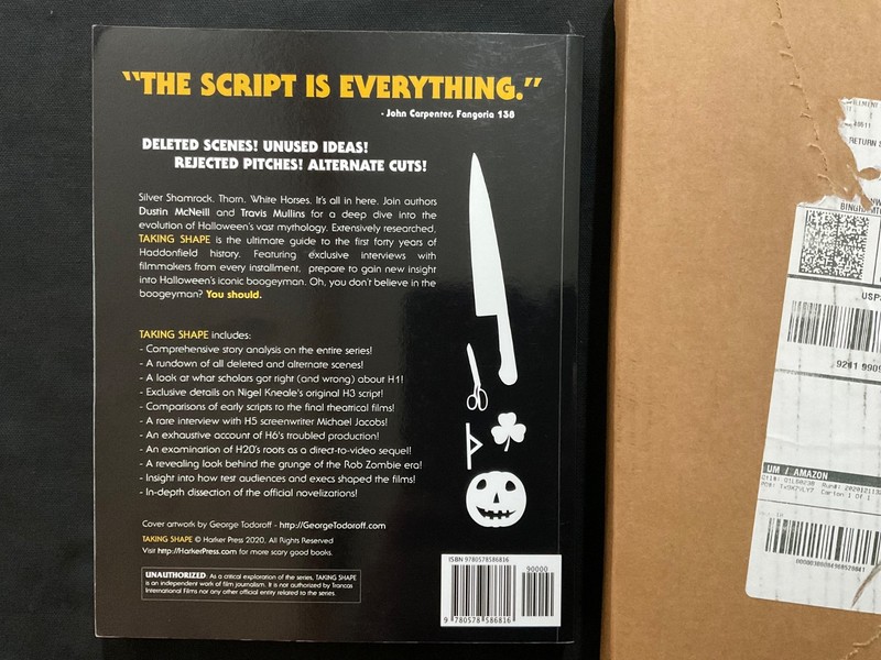 Taking Shape: Developing Halloween From Script to Screen - Brand New ! gallery
