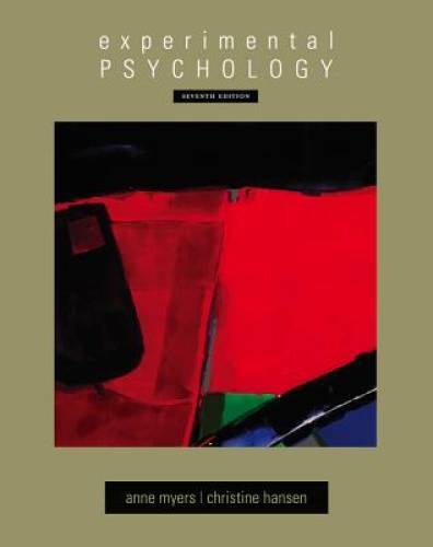 Experimental Psychology (PSY 301 Introduction to Experimental Psychology) – GOOD