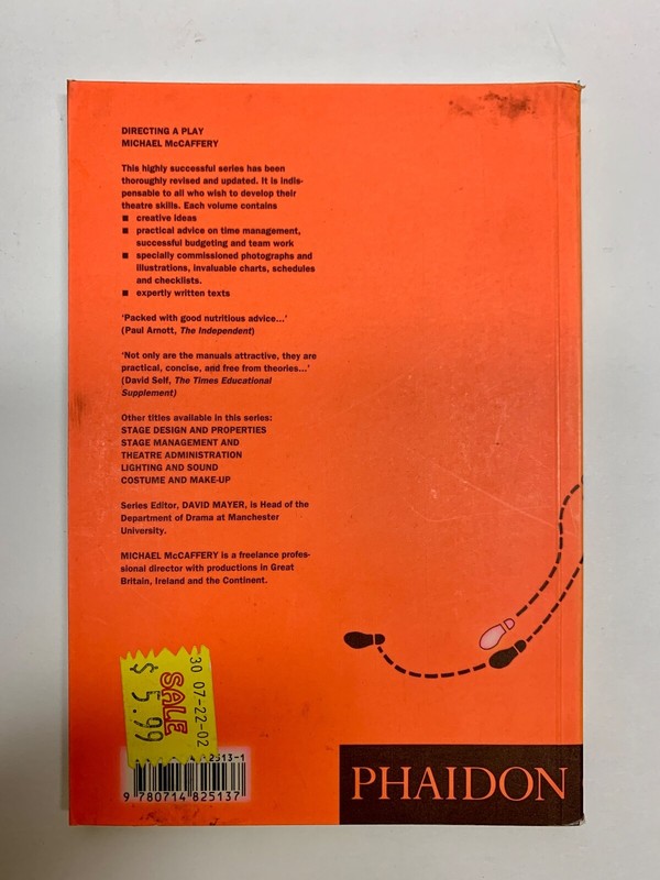 Lot of 3 Books on Stage Direction - Michael Bloom, William Ball, & Phaidon gallery