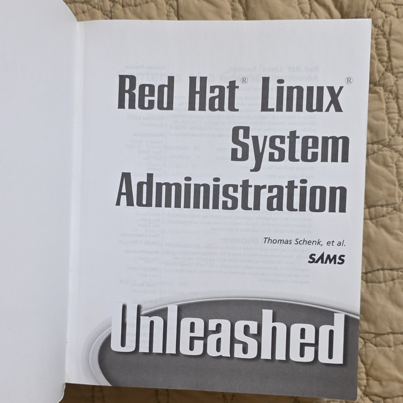 Red Hat Linux System Administration Unleashed Book CD-ROM by Thomas Schenk SAMS gallery