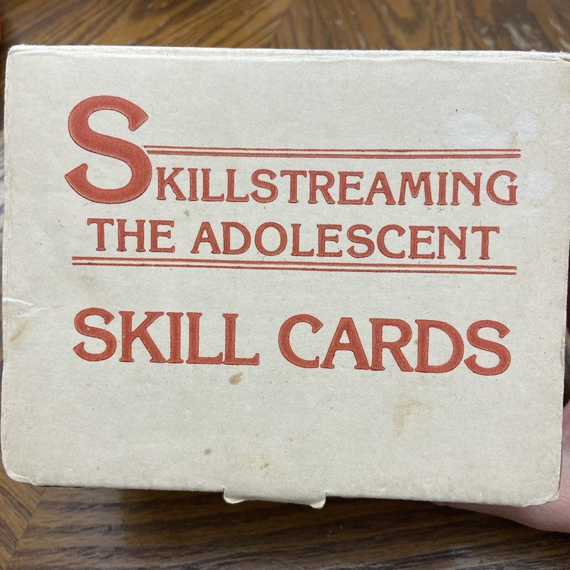 SKILLSTREAMING THE ADOLESCENT/SKILL CARDS Champaign, IL, Research Press, 1980