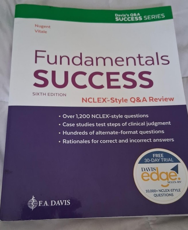Fundamentals Success : NCLEX®-Style Q&A Review by Barbara A. Vitale (2023, Trade