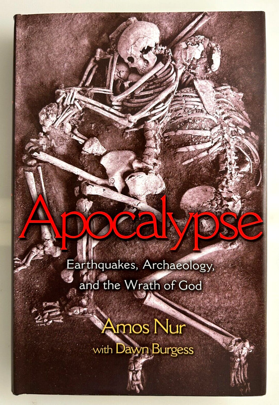 Apocalypse Amos Nur Archaeology Earthquakes History HC USA Book Club Ed