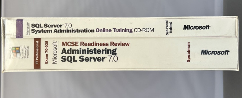 Microsoft SQL Server 7.0 System Admin Training Kit MINT Big Box Vintage Tech 199 gallery