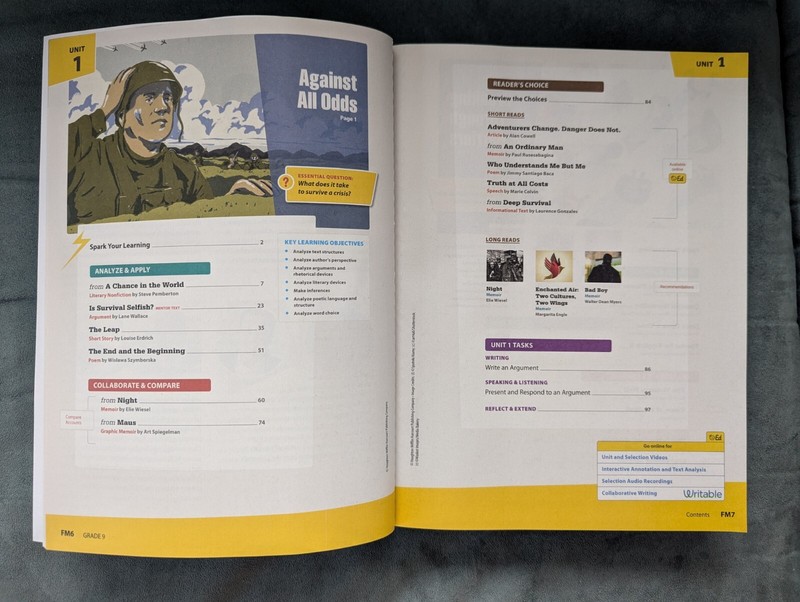 HMH Into Literature Florida Student Grade 9 Workbook gallery