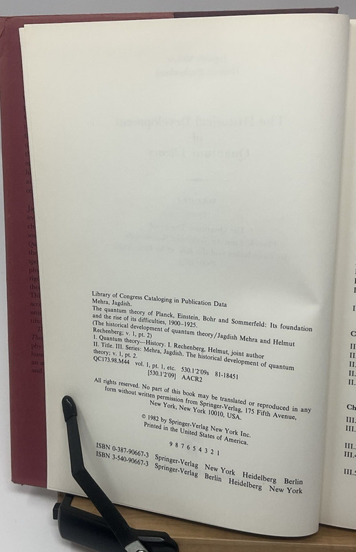 The Historical Development of Quantum Theory Volume 1 Part 2 F5 gallery