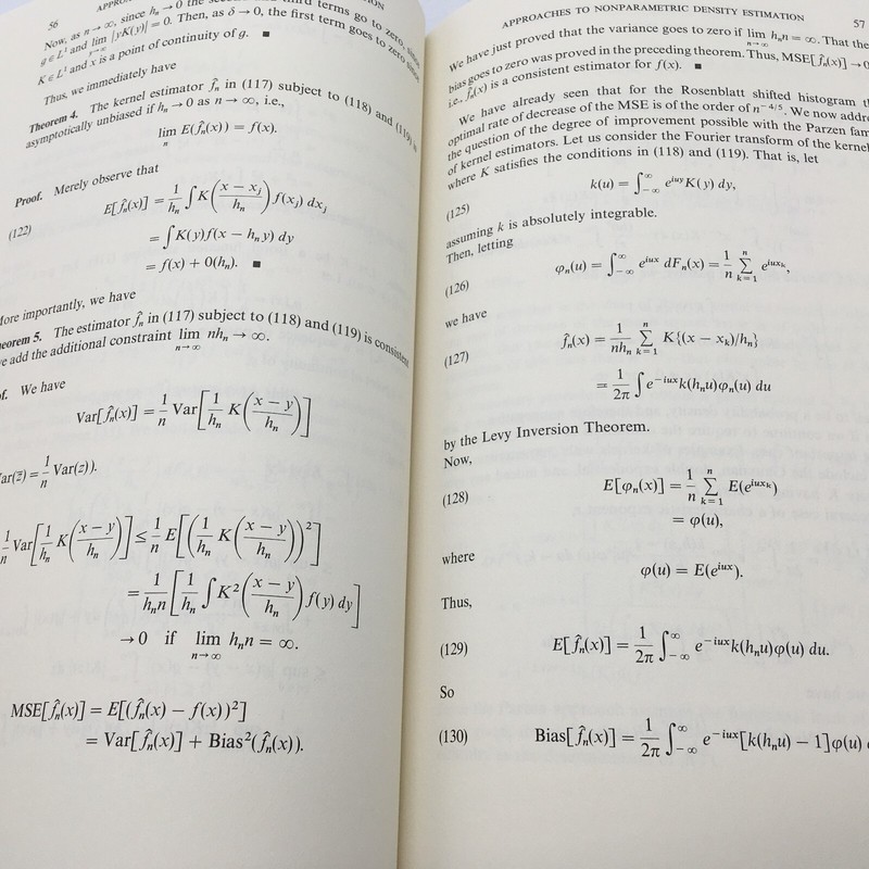 Nonparametric Probability Density Estimation Tapia Thompson HC 1978 Johns Hop... gallery