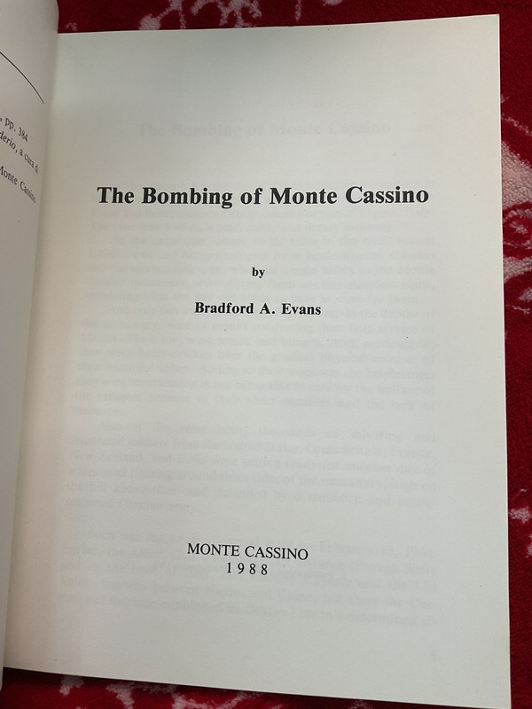 The Bombing of Monte Cassino - Bradford A. Evans gallery