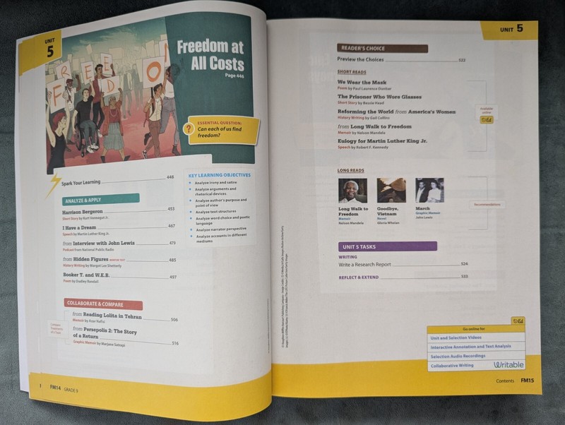 HMH Into Literature Florida Student Grade 9 Workbook gallery