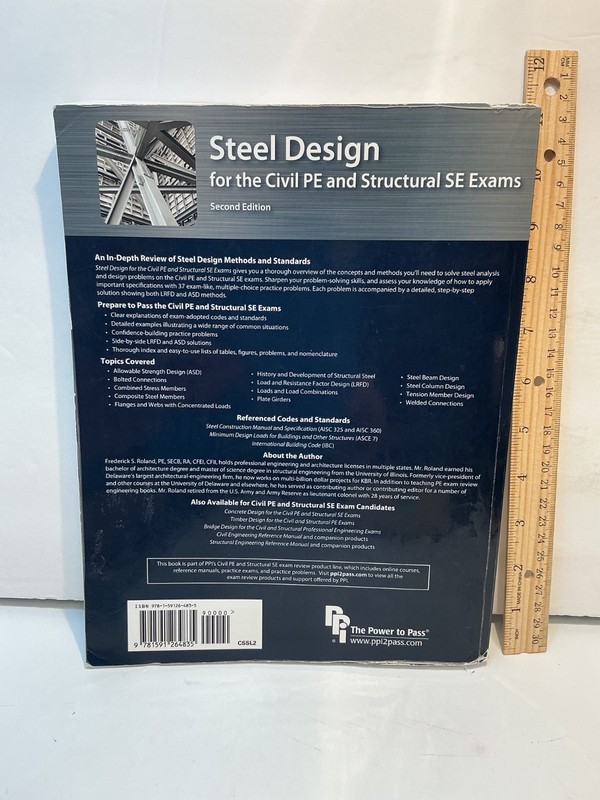 Steel Design for the Civil PE and Structural SE Exams 2nd Edition by F. Roland gallery