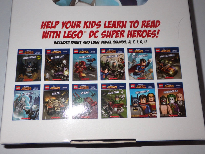 LEGO DC Super Heros Phonics Book Set 10 Books + 2 Workbooks in Box - Scholastic gallery