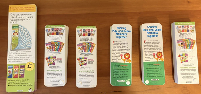 Brain Quest, 6pcs, Phonics/Preschool/Kindergarten/1st Gr (Kids 3 to 7 years old) gallery