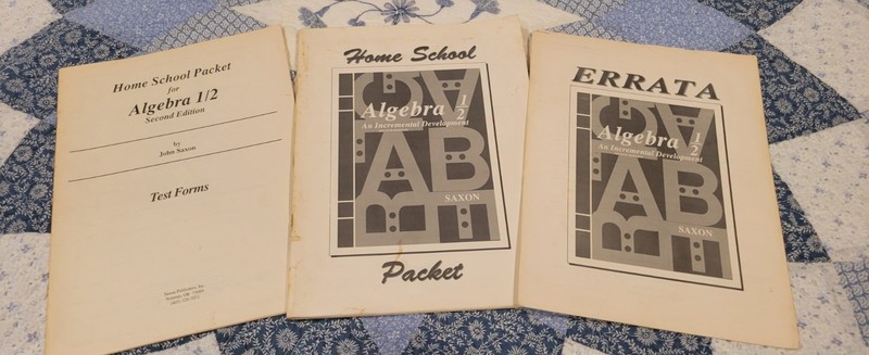 Saxon Algebra 1/2 An Incremental Development 2nd Edition Homeschool gallery