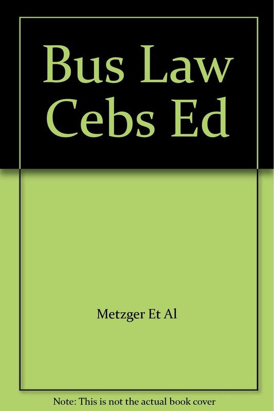 Bus Law Cebs Ed