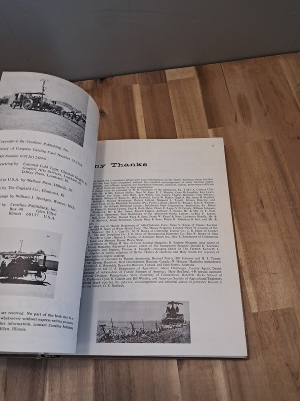 ENCYCLOPEDIA of AMERICAN STEAM TRACTION ENGINES by Jack Norbeck HC 1976 P76 gallery