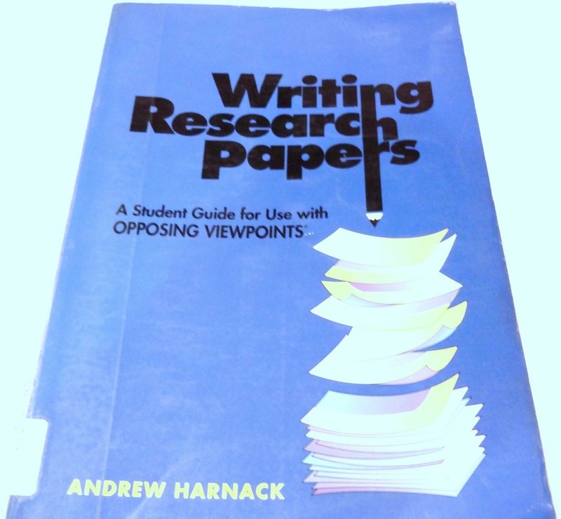 Writing Research Papers Library Binding Andrew Harnack 1994 Greenhaven Press
