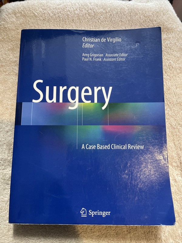 Surgery : A Case Based Clinical Review by Paul N. Frank ( Paperback)
