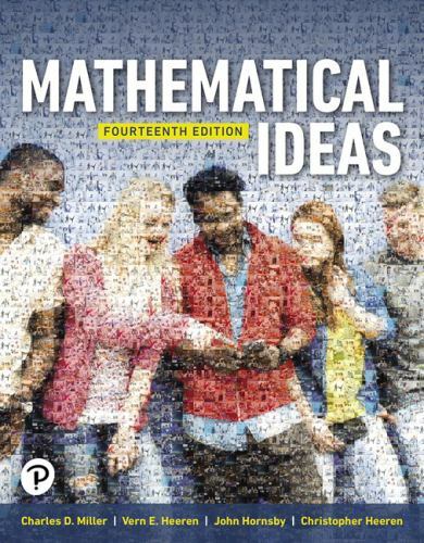 Mathematical Ideas (14th Edition) – Hardcover By Miller, Charles BRAND NEW