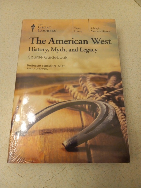 The Great Courses: The American West History Myth Legacy 4 Disc DVD & Book – NEW