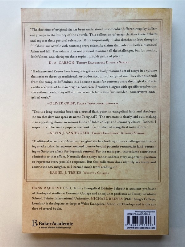 Adam, the Fall, and Original Sin | Hardcover | Biblical Theology Madueme Reeves gallery
