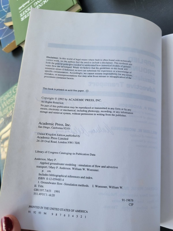 Applied Groundwater Modeling Simulation of Flow Advective Transport Textbook gallery