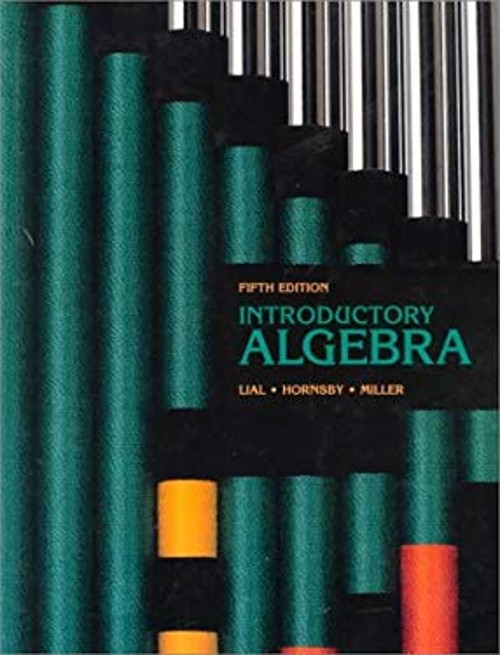 Introductory Algebra Paperback Lial