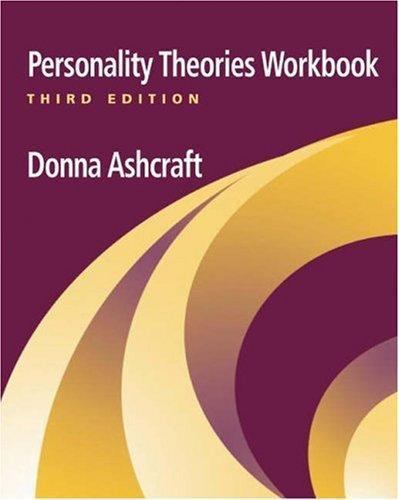 Personality Theories Workbook by