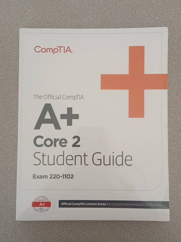 UNOPENED The Official CompTIA A+ Core 2 Self-Paced Study Guide (Exam 220-1002)