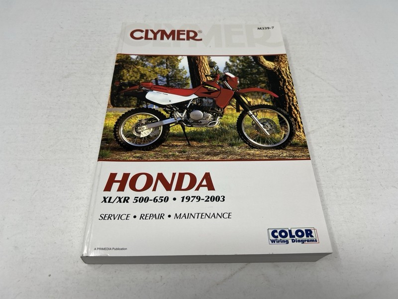 Honda XL/XR 500-650 1979-2003 Service-Repair-Maintenance Clymer M339-7