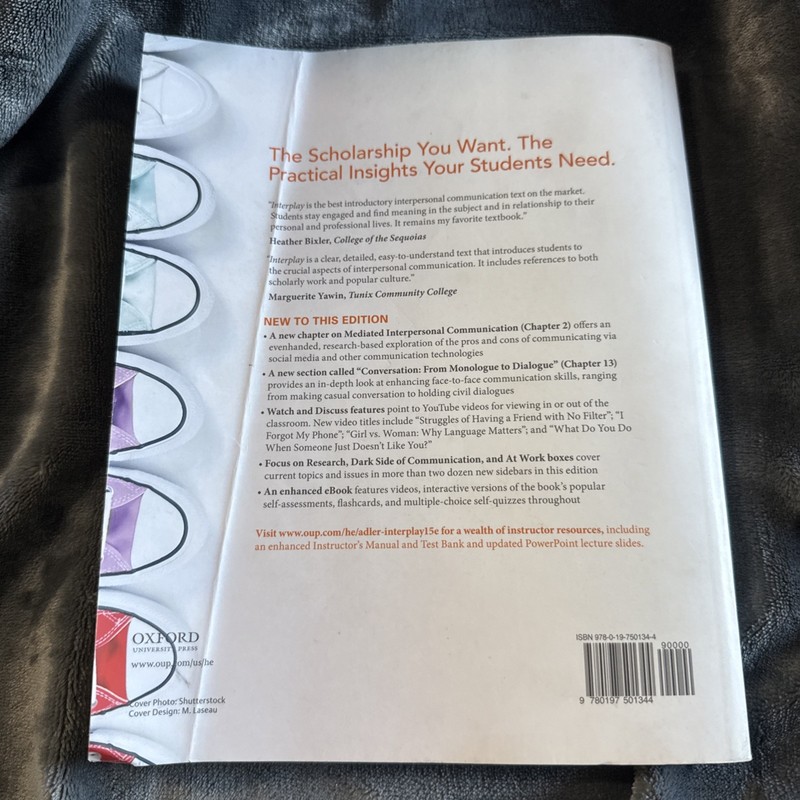 Adler: Interplay: The Process of Interpersonal Communication Fifteenth Edition gallery