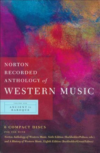 Norton Recorded Anthology of Western – 9780393113099, audio cd, Claude V Palisca