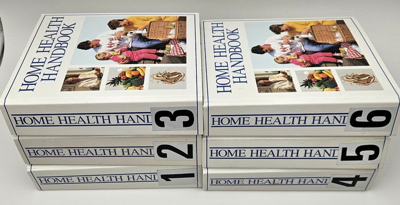 Home Health Handbook SET Of 6 – 3 Ring Binders Full 1989 Good Condition